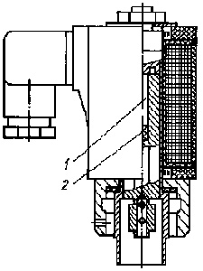 Рис.3. Схема электромагнитов ЭМ37-16, ЭМ37-22, ЭМ37-23, ЭМ37-26
